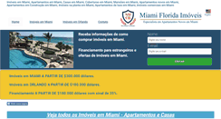 Desktop Screenshot of miamifloridaimoveis.com